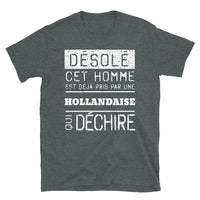 Thumbnail for T-shirt Hollandais bleu marine - Désolé ce mec est pris