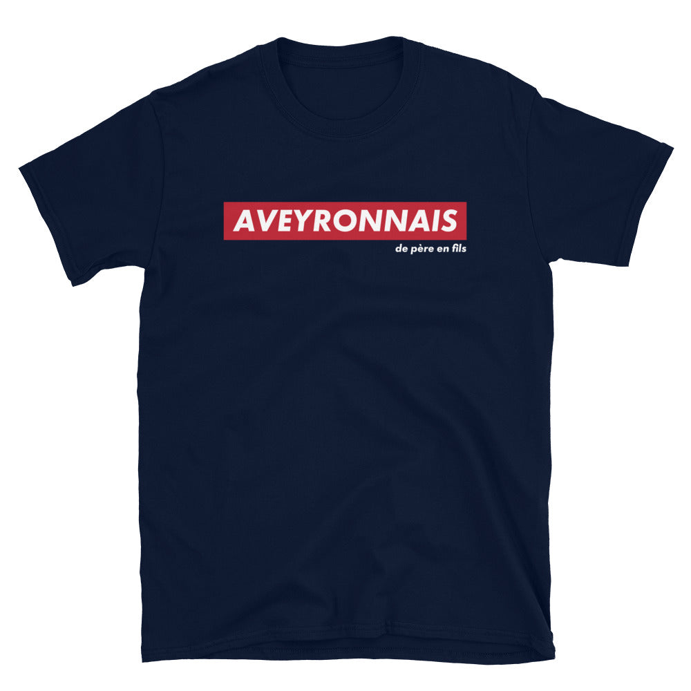 Aveyronnais de père en fils - T-shirt Standard - Ici & Là - T-shirts & Souvenirs de chez toi