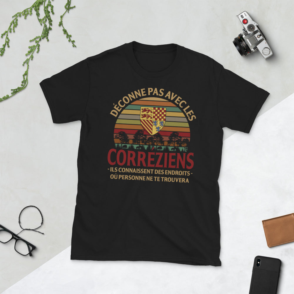 Endroits Corréziens - T-shirt Standard - Ici & Là - T-shirts & Souvenirs de chez toi