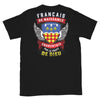 T-shirt Charentais noir face - Français, Belge, Suisse, Canadien