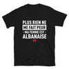 T-shirt Albanie noir - Plus rien ne me fait peur ma femme est