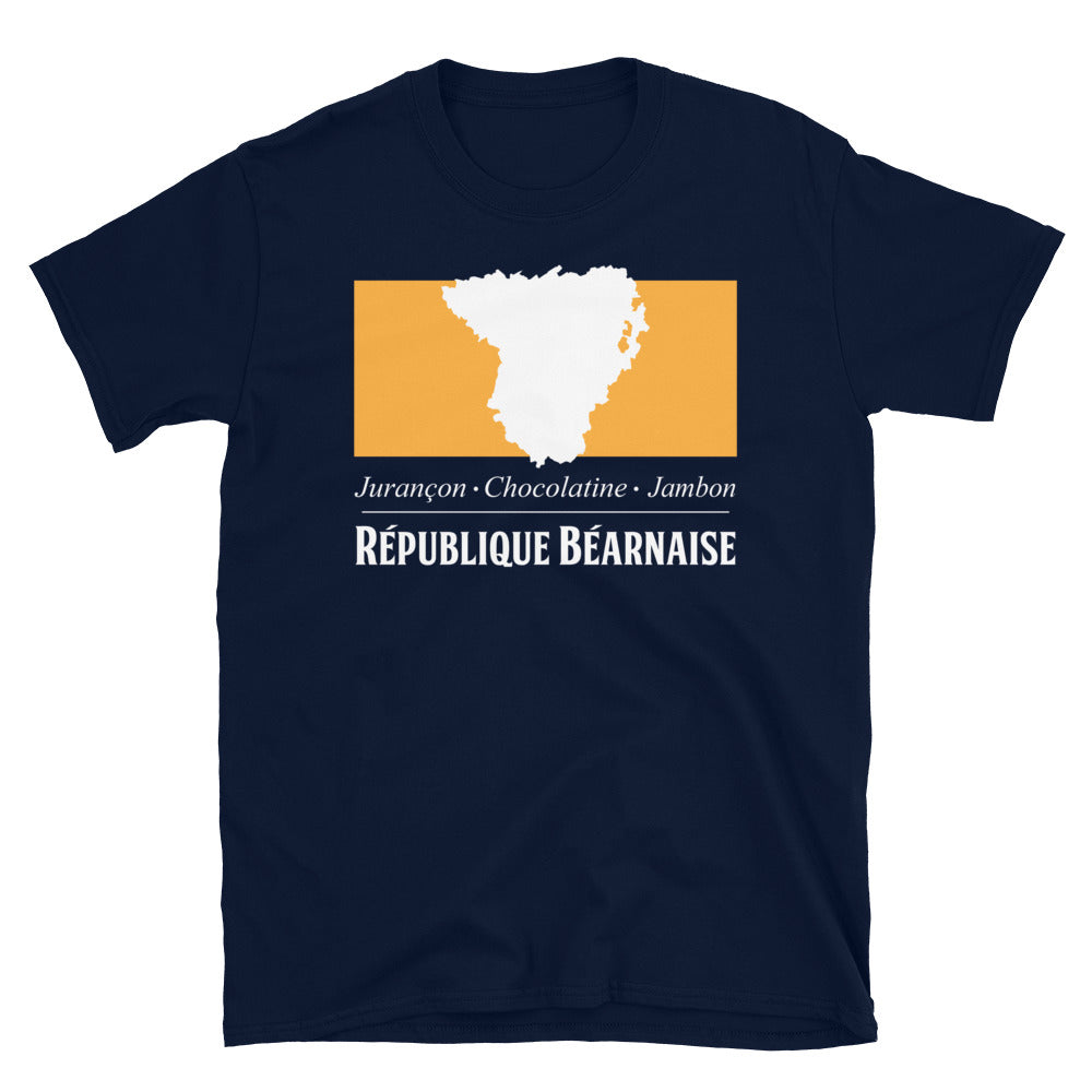 T-shirt Béarn bleu marine - Fierté locale et confort au quotidien