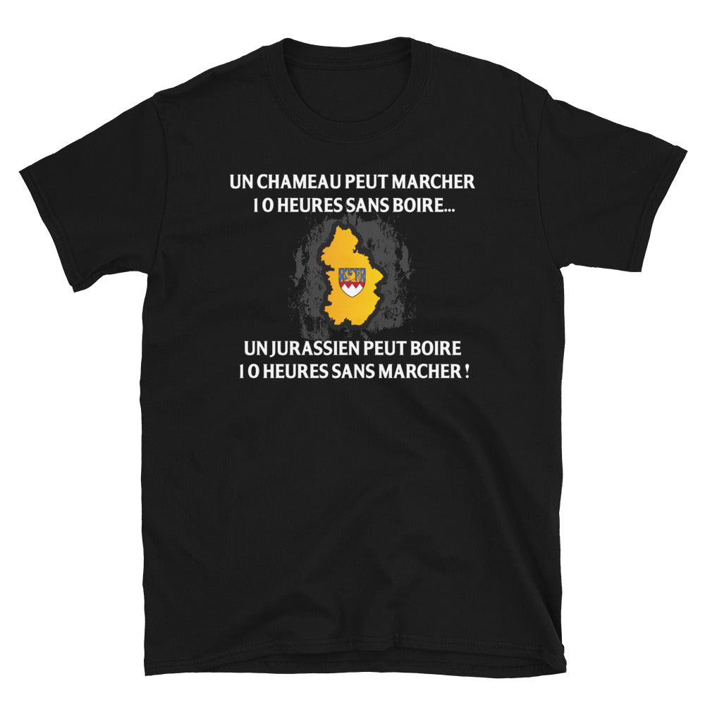 T-shirt Jurassien noir - Humour local pour les fiers