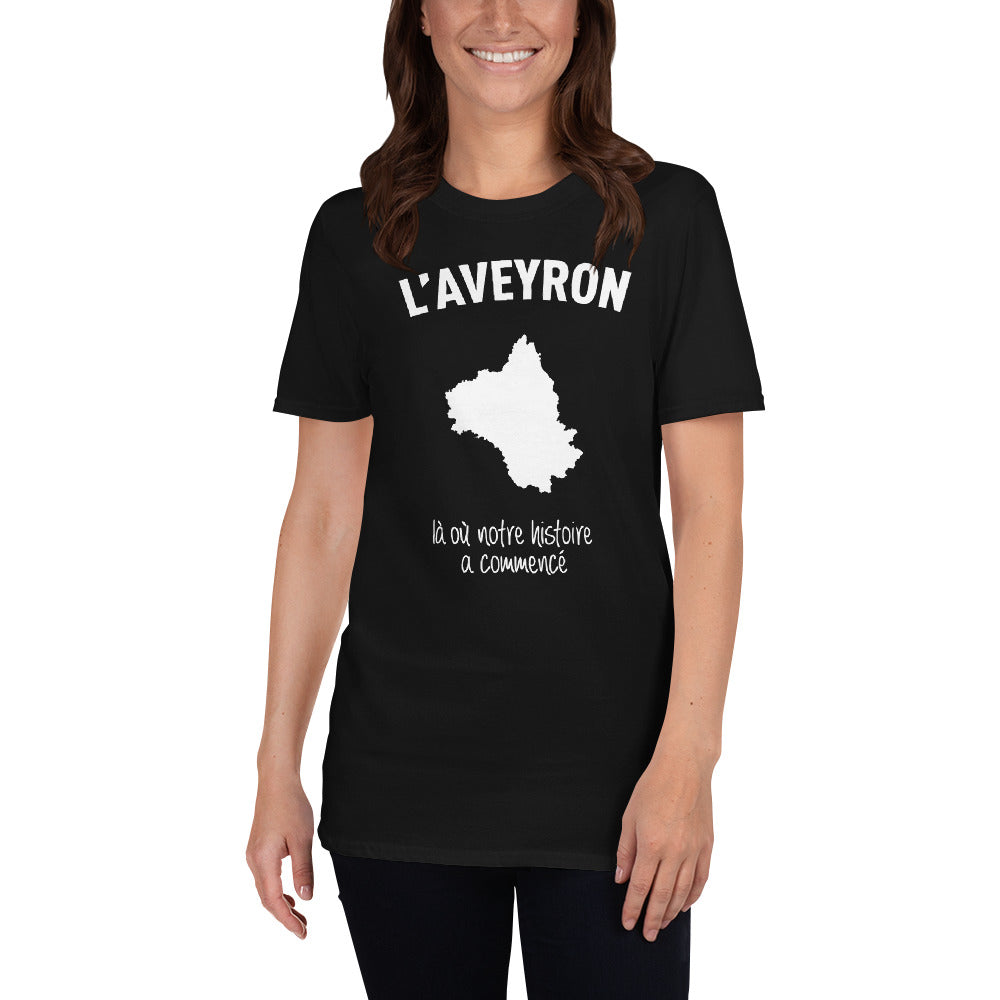 Aveyron là où notre histoire a commencé - T-shirt Standard - Ici & Là - T-shirts & Souvenirs de chez toi