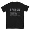 T-shirt Bretagne noir - Breton et fier de l'être