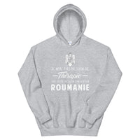 Thumbnail for Sweatshirt Roumanie gris sportif - Pas besoin de thérapie