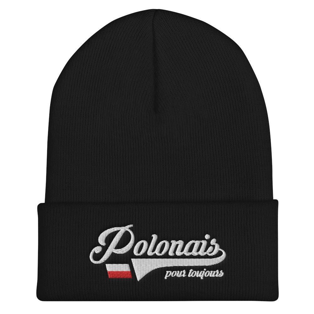 Bonnet Pologne noir - Polonais pour toujours