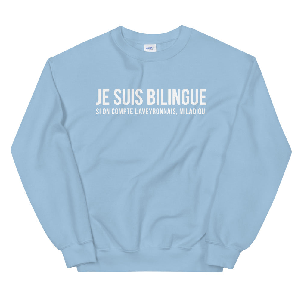 Bilingue Aveyronnais - Sweatshirt - Ici & Là - T-shirts & Souvenirs de chez toi