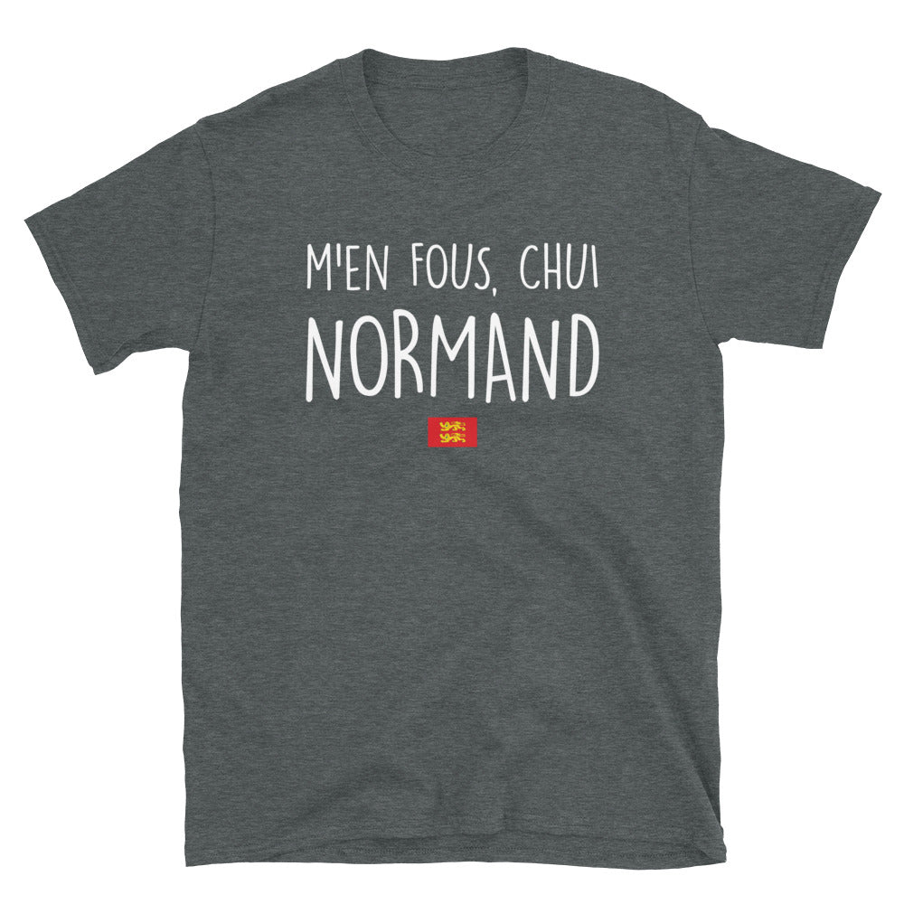 T-shirt Normand noir dos - Normand, m'en fous