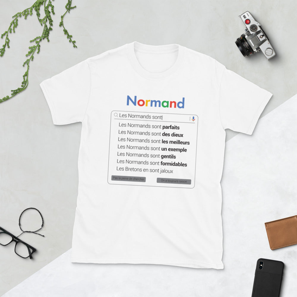 T-shirt Normands gris foncé - Parodie humoristique