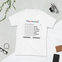 Thumbnail for T-shirt Normands gris foncé - Parodie humoristique