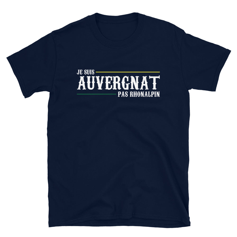 T-shirt Auvergne bleu marine dos - Je suis Auvergnat pas