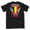 T-shirt Belgique noir - La grâce de dieu en coton