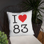 I love 83 Var - NY style - Coussin décoratif - Ici & Là - T-shirts & Souvenirs de chez toi