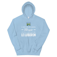 Thumbnail for Sweatshirt Luberon gris sportif dos - Je n'ai pas besoin de thérapie