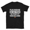 T-shirt Venezuela noir - Plus rien ne me fait peur ma femme est