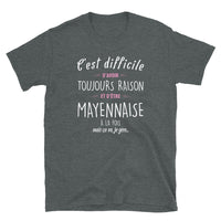 Thumbnail for Avoir Raison Mayennaise - T-shirt Boy friend Cut - Standard - Ici & Là - T-shirts & Souvenirs de chez toi