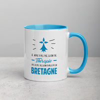 Thumbnail for Mug Bretagne bleu - Je n'ai pas besoin de thérapie