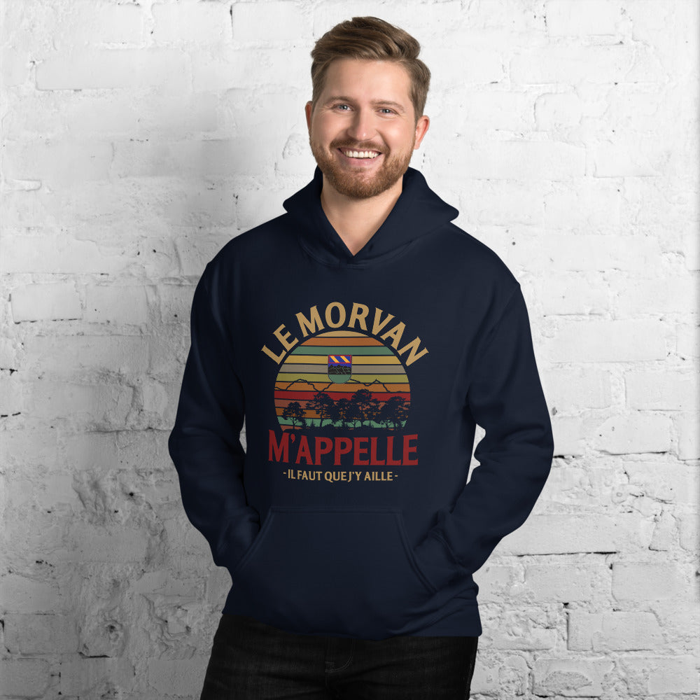 Le Morvan m'appelle, il faut que j'y aille - Sweatshirt à capuche - Ici & Là - T-shirts & Souvenirs de chez toi