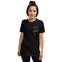 Thumbnail for T-shirt Alsace gris foncé chiné - L'Alsace sur le cœur