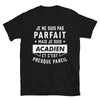 T-shirt Acadien noir - Parfait pour les amoureux des racines
