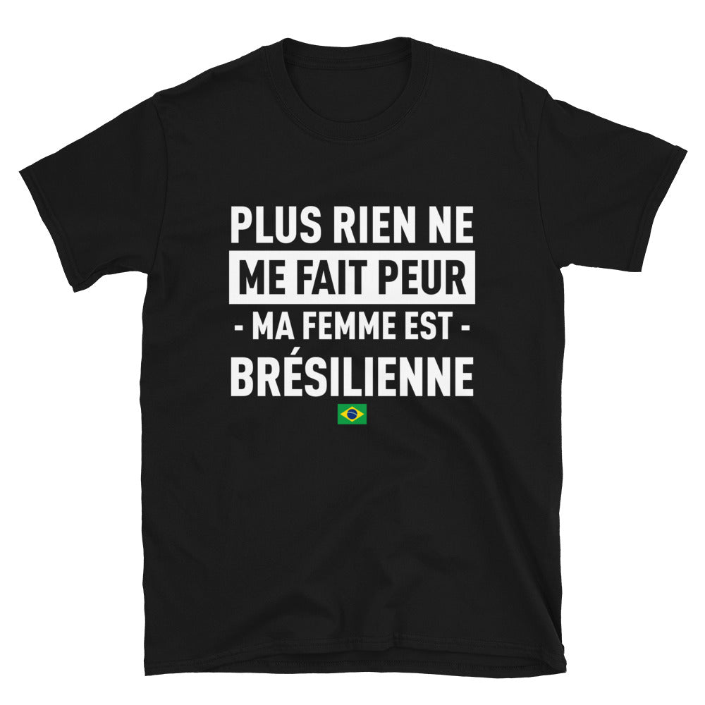 T-shirt Brésil noir - Plus rien ne me fait peur