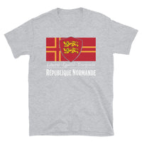 Thumbnail for T-shirt Normandie noir dos - Liberté, égalité, teurgoule