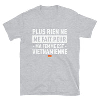 Thumbnail for T-shirt Vietnam bleu marine dos - Plus rien ne me fait peur ma femme est