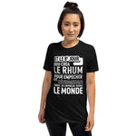 8e jour Dieu créa le Rhum pour empêcher les Réunionnais - T-shirt Standard - Ici & Là - T-shirts & Souvenirs de chez toi