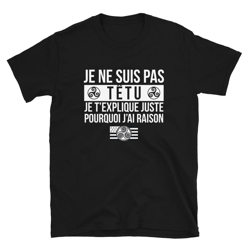 Têtu - Breton - Bretagne - T-shirt Standard - Ici & Là - T-shirts & Souvenirs de chez toi