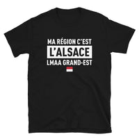 Thumbnail for T-shirt Alsace noir - Ma région c'est l'Alsace