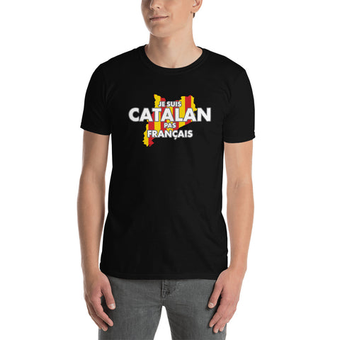 Catalan pas Français - T-shirt Standard - Ici & Là - T-shirts & Souvenirs de chez toi