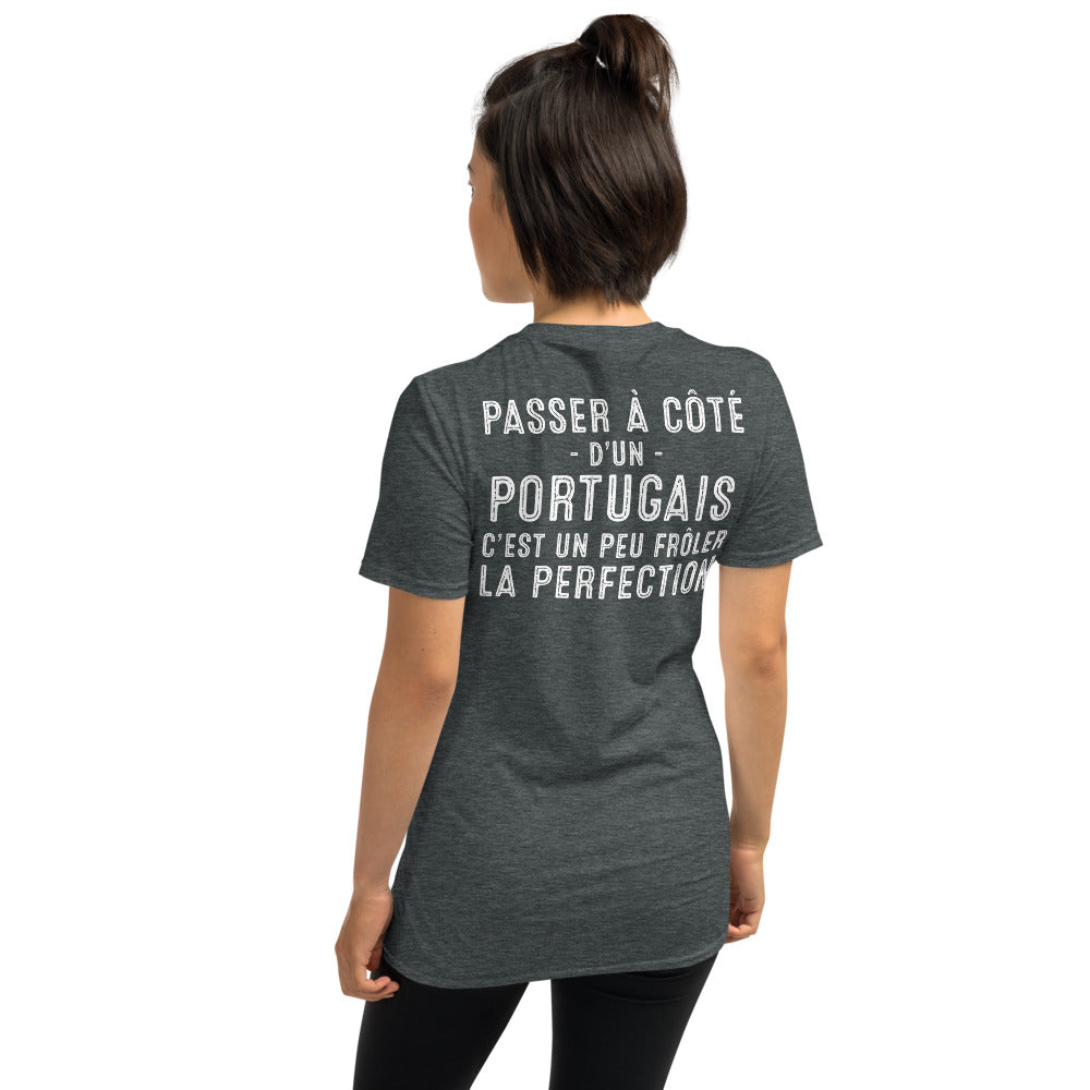T-shirt Portugal bleu marine - Frôler la perfection avec humour