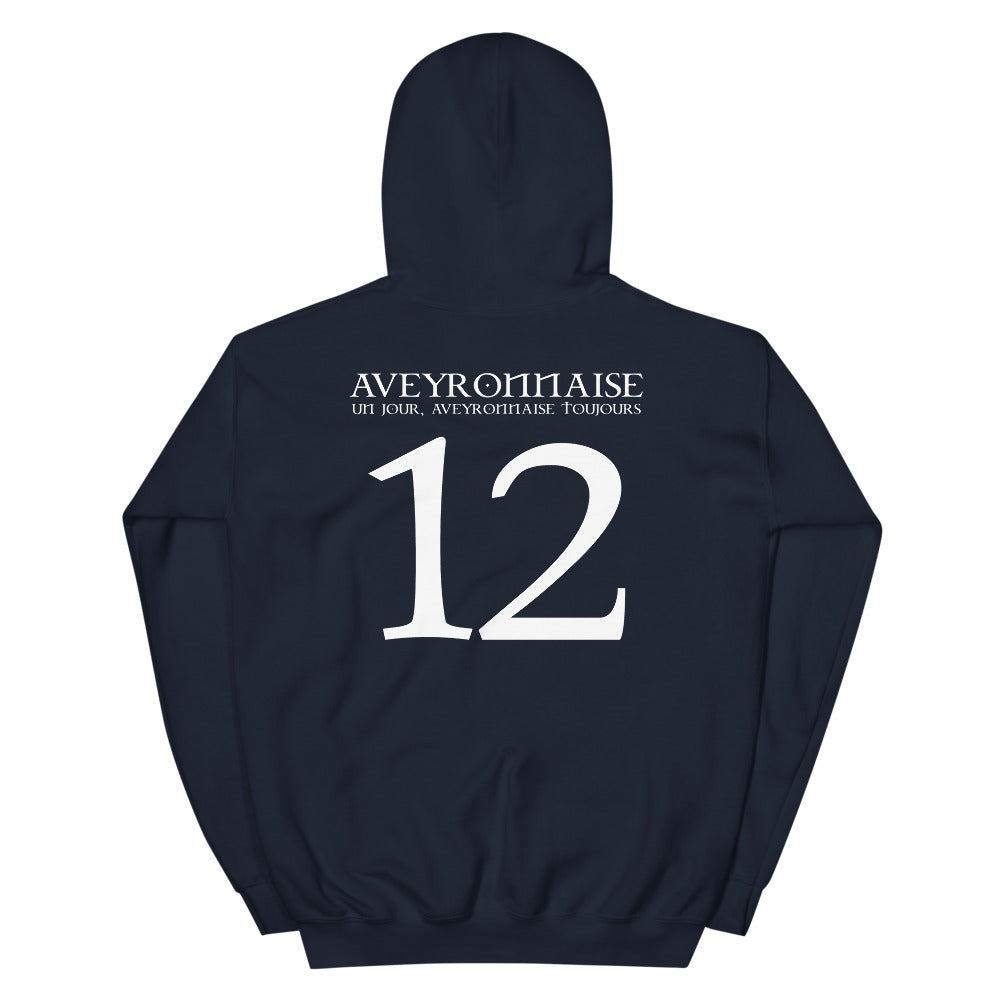 Aveyronnaise un jour, Aveyronnaise toujours 12 - Sweatshirt à capuche - Ici & Là - T-shirts & Souvenirs de chez toi