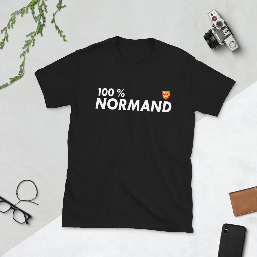 100 % Normand - T-shirt Standard - Ici & Là - T-shirts & Souvenirs de chez toi