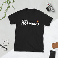 Thumbnail for 100 % Normand - T-shirt Standard - Ici & Là - T-shirts & Souvenirs de chez toi