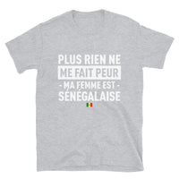 Thumbnail for T-shirt Sénégal bleu marine dos - Ma femme est ma force