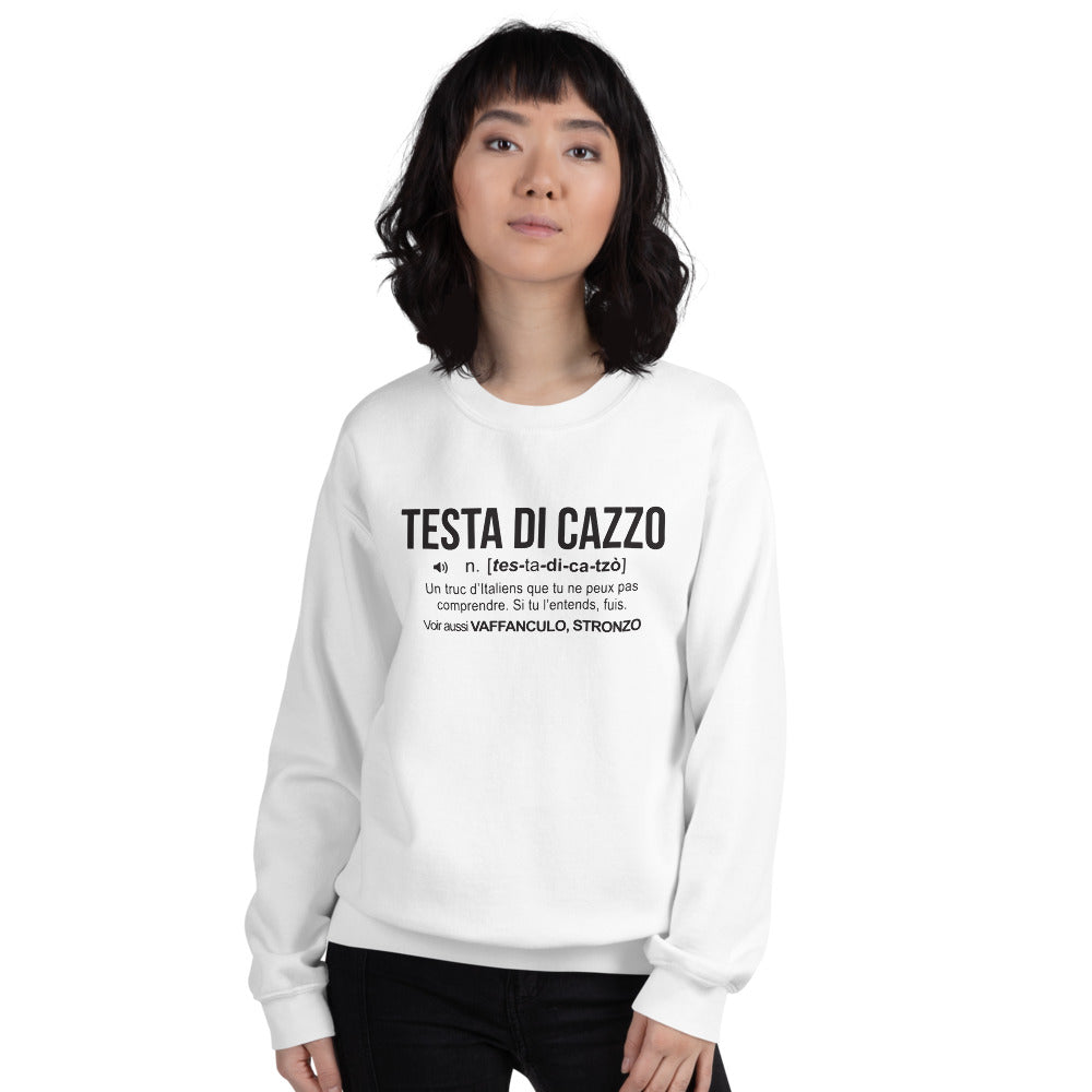 Testa Di Cazzo - Italie - Sweatshirt - Ici & Là - T-shirts & Souvenirs de chez toi
