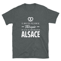 Thumbnail for Thérapie Alsace - T-shirts Unisexe Standard - Ici & Là - T-shirts & Souvenirs de chez toi