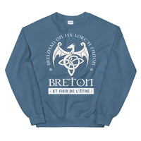 Thumbnail for Breizhad on ha lorc'h ennon - Je suis breton et j'en suis fier - Sweatshirt Celte - Ici & Là - T-shirts & Souvenirs de chez toi