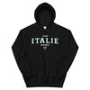 Sweatshirt Italie noir - Drapeau italien avec humour