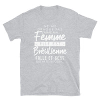 Thumbnail for Ne me drague pas ma femme est Brésilienne - T-shirt Standard - Ici & Là - T-shirts & Souvenirs de chez toi