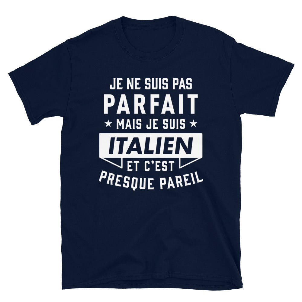 T-shirt Italie bleu marine - Confort et style pour tous les jours