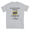 T-shirt Ardèche blanc - L'Apéro, un classique à porter