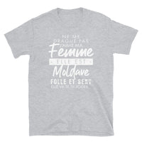 Thumbnail for T-shirt Moldave bleu marine dos - Ne me drague pas ma femme est Moldave