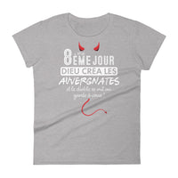 Thumbnail for Auvergnates & le Diable T-shirt à Manches Courtes pour Femmes - Ici & Là - T-shirts & Souvenirs de chez toi