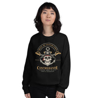 Thumbnail for Sweatshirt Franche-Comté gris foncé dos - Fierté des Pirates Locaux