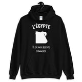 L'égypte là où mon histoire commence - Sweatshirt à capuche - Ici & Là - T-shirts & Souvenirs de chez toi