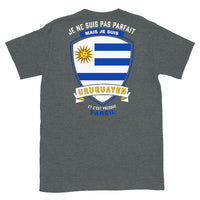 Thumbnail for T-shirt Uruguay bleu marine - Je ne suis pas parfait mais.