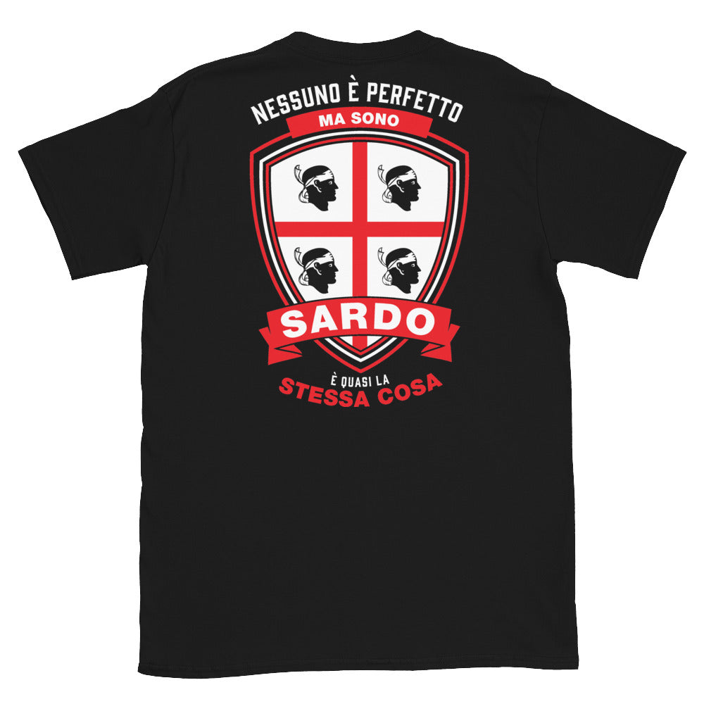T-shirt Sardaigne noir - Nessuno è perfetto ma sono Sardo